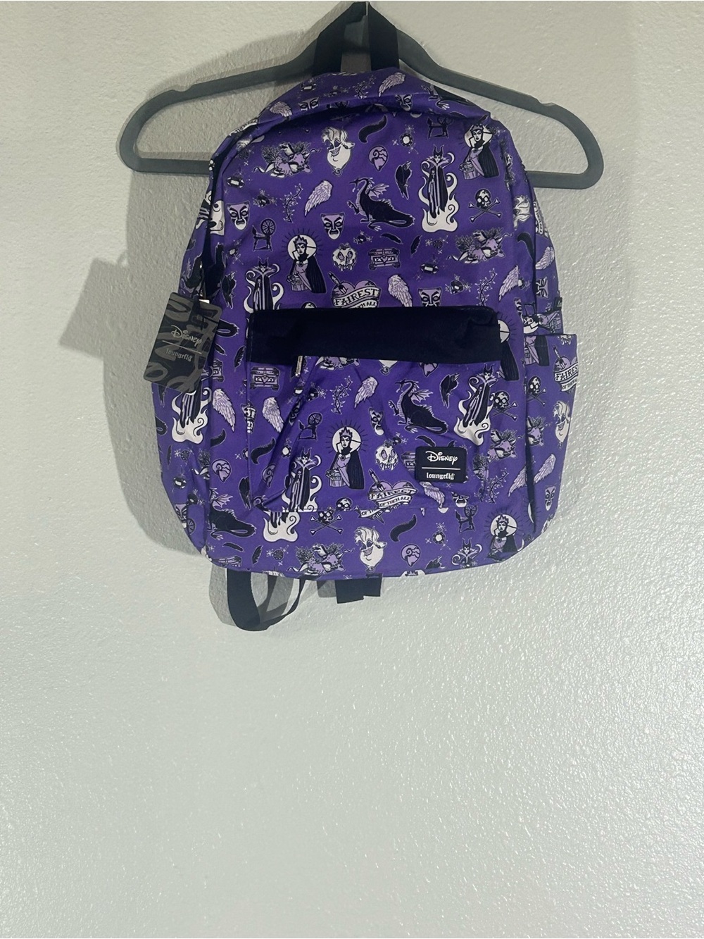 NWT Disney Loungefly Purple Villains Backpack